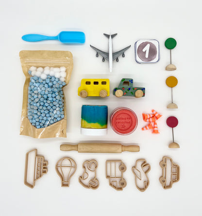 Transportation Sensory Bin