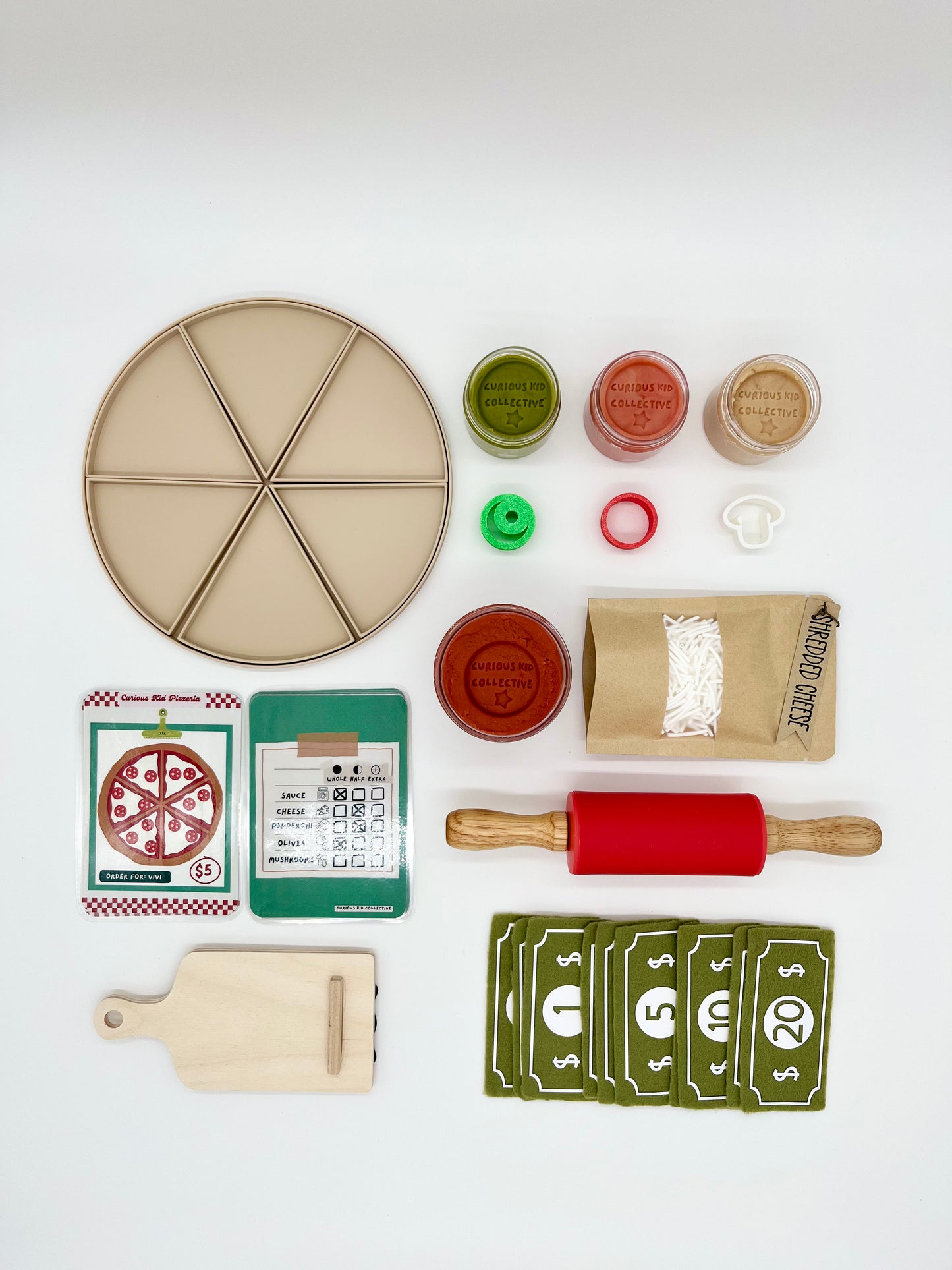 Little Cuties Pizzeria Sensory Bin